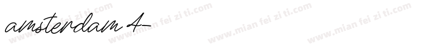 amsterdam 4字体转换